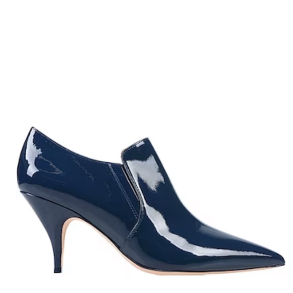 NWT Tory Burch Georgina Patent Leather Bootie, Navy, 10, $398